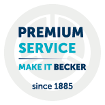 Becker Logo_Premium Service_white background